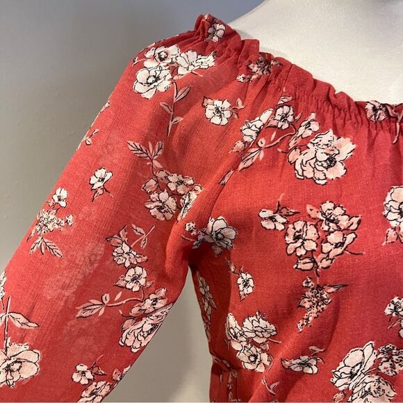 Maurice’s Floral Print long sleeve Dress size extra smalll - Picture 6 of 14